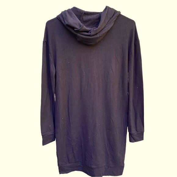 Chaser Long Sleeve Black Hoodie Dress Sz Small NWT - Picture 9 of 9